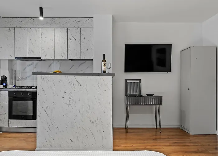 Garsoniera Regim Hotelier Lux Hanul Drumetului Апартаменты Бухарест